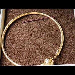 14k Authentic Pandora solid Gold Bangle